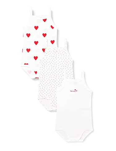 Petit Bateau Baby MädchenTrägerbody (3er Pack) , Variante 1, 12 Monate im Sale